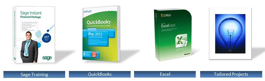 Sage, QuickBooks, Excel, Tailored Training